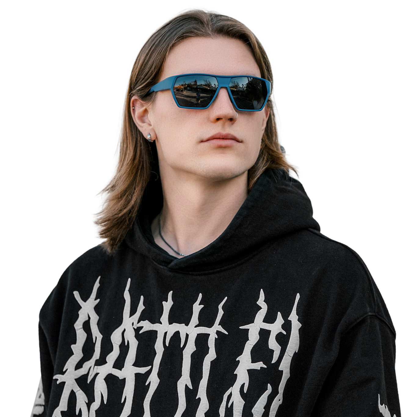 Matrix Belgrade Prescription Safety Glasses Blue - ANSI Z87.1 Certified - Constrution, Industrial and Tactical Glasses