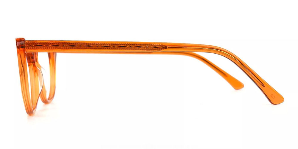 Rome-C2 Cat Eye Prescription Eyeglasses Orange