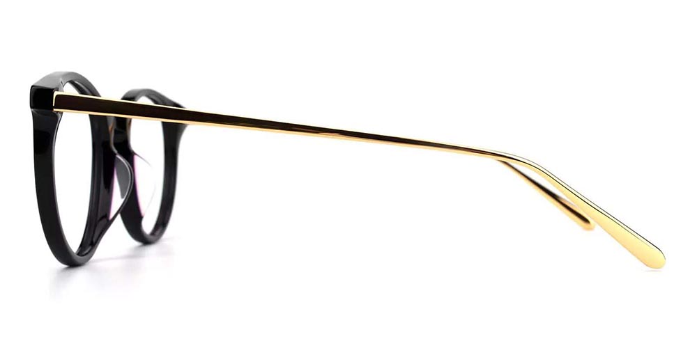 Hicksville Acetate Prescription Eyeglasses Black