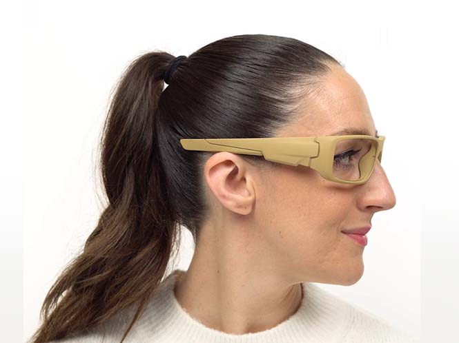 Sherrill Prescription Safety Glasses Almond