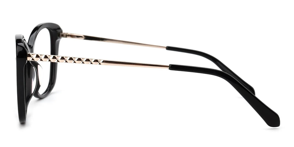 Panguitch Clip On Prescription Sunglasses Black with Spring Hinge