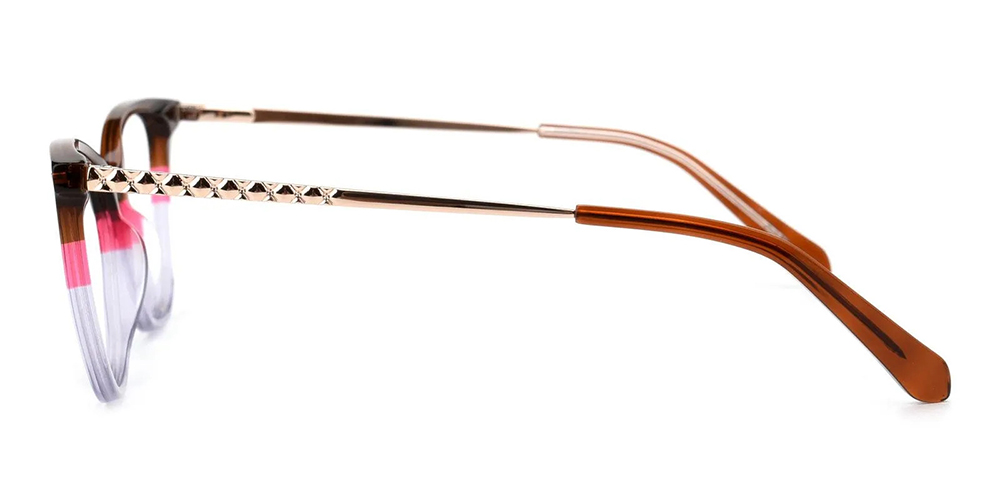 Toquerville Clip On Prescription Sunglasses Brown with Spring Hinge