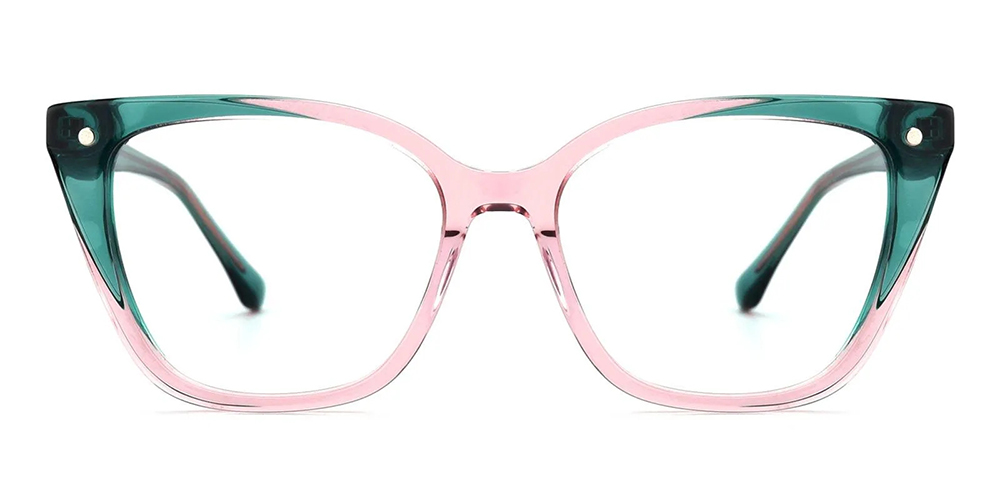 Oakley Clip On Prescription Sunglasses Green Accetate with Spring Hinge