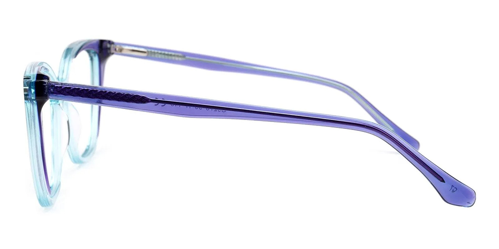 Oakley Clip On Prescription Sunglasses Purple Accetate with Spring Hinge