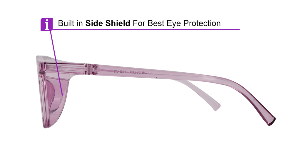 Corning Prescription Safety Glasses purple
