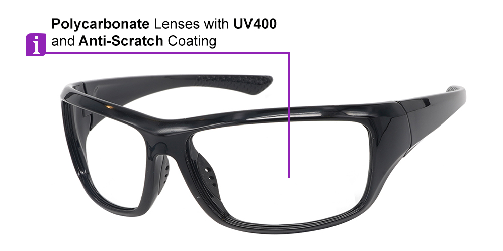 Matrix Palisade Prescription Safety Glasses -- ANSI Z87.1 Certified -- Spring Hinge