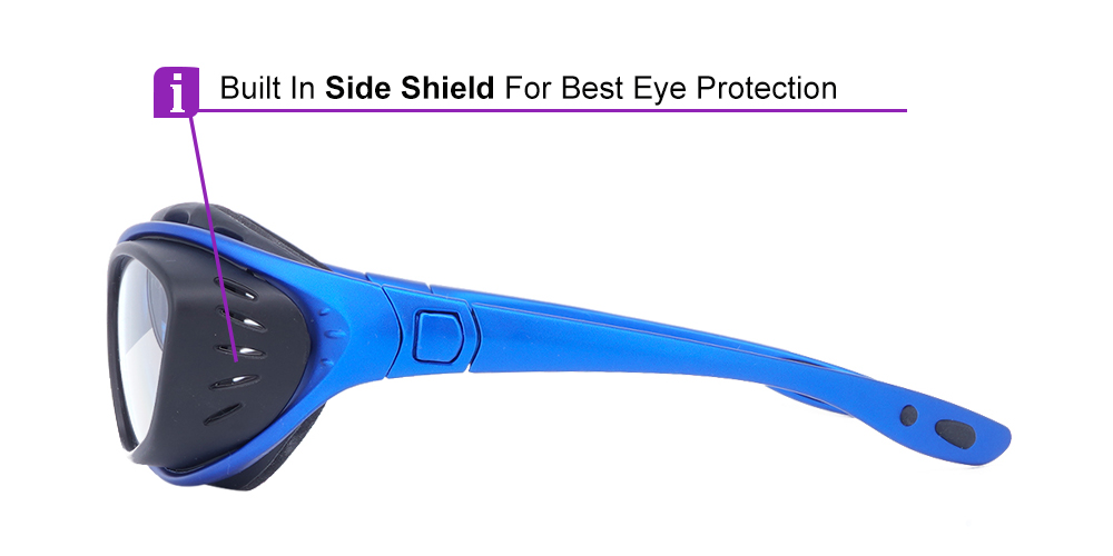 Fulton Sports Safety Goggles Blue - ANSI and CSA Certified 