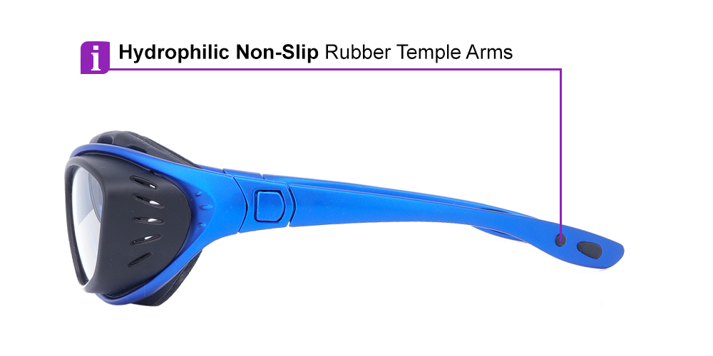 Fulton Sports Safety Goggles Blue - ANSI and CSA Certified 