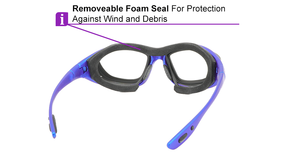 Fulton Sports Safety Goggles Blue - ANSI and CSA Certified 
