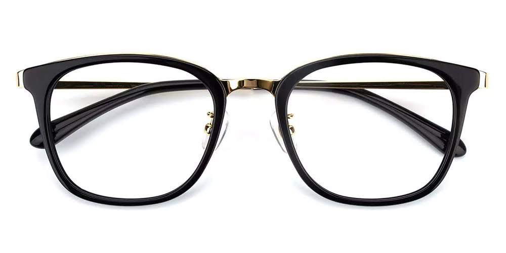 Sutherland Acetate Prescription Eyeglasses Black