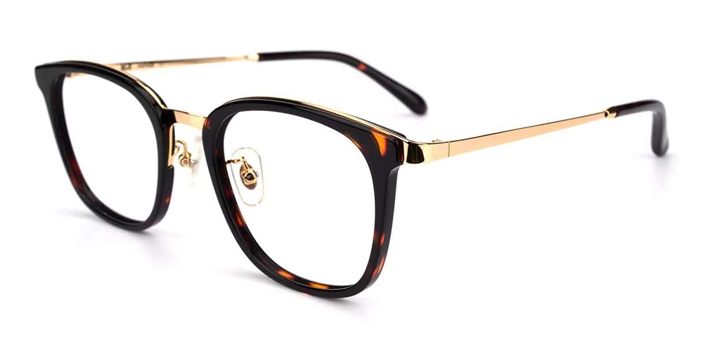 Uniondale Acetate Prescription Eyeglasses Black Demi