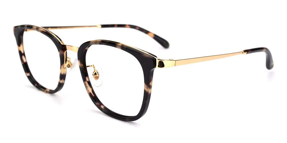 Centereach Acetate Prescription Eyeglasses Black Tortoise