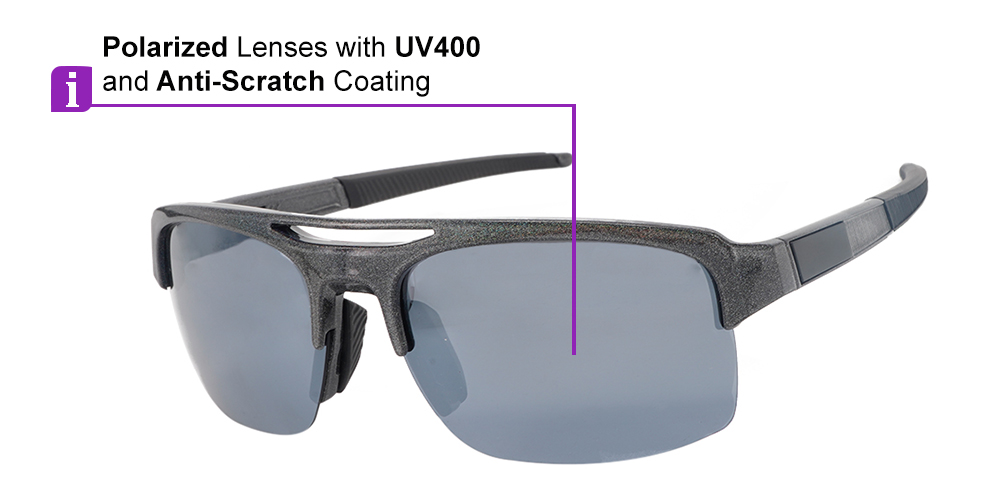 Matrix Cortez Prescription Safety Sports Sunglasses -- Jogging, Cycling and Golfing Glasses