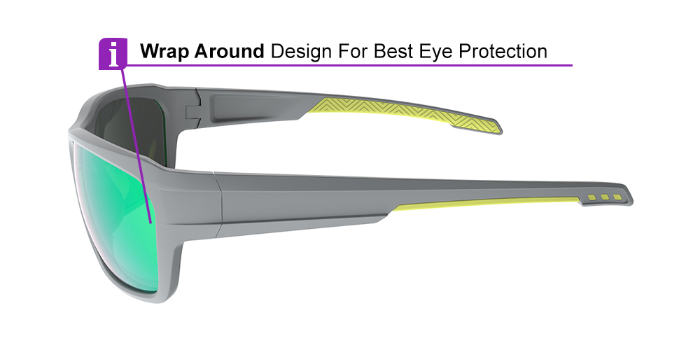Matrix Ennis Prescription Sports Safety Sunglasses Grey - Cycling, Tennis and Baseball Glasses