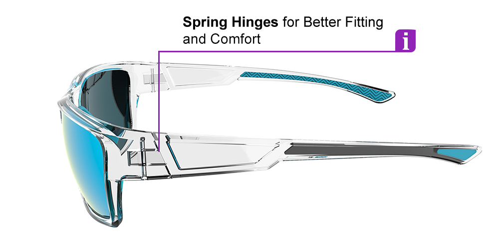 Matrix Marion Prescription Safety Glasses Clear - ANSI Z87.1 Certified - Industrial and Tactical Glasses