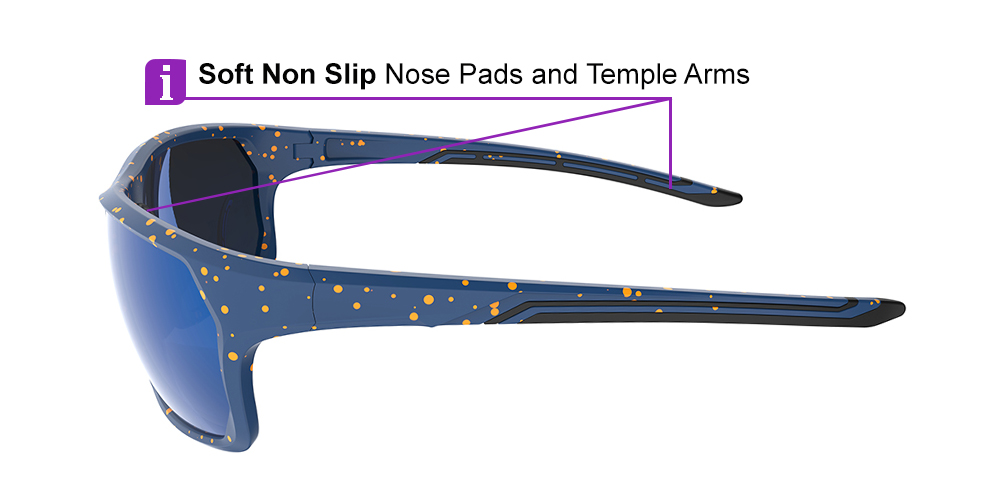 Matrix Upton Prescription Sports Safety Sunglasses Stardust - Cycling, Tennis and Baseball Glasses