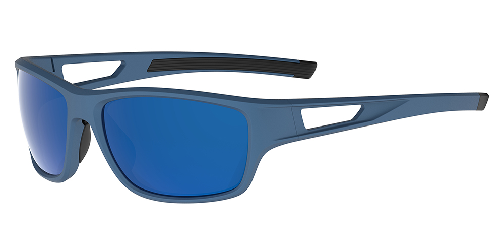 Matrix Salem Prescription Sports Safety Sunglasses Blue - Cycling, Tennis and Baseball Glasses