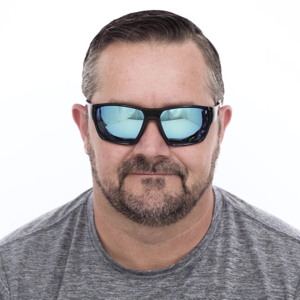 Matrix Shelby Prescription Sports Sunglasses Black Blue - Cycling, Running or Baseball Glasses