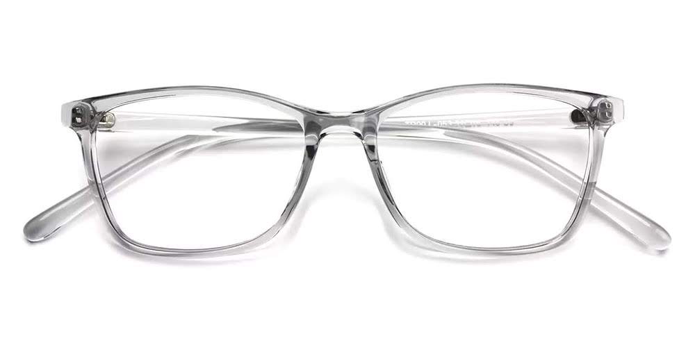 Bluff Prescription Eyeglasses Clear Grey
