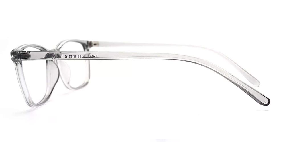 Bluff Prescription Eyeglasses Clear Grey