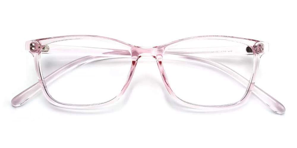Bluff Prescription Eyeglasses Clear Pink