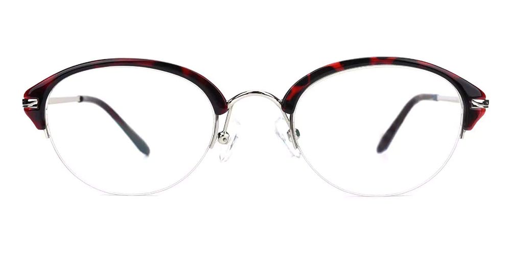 Tabiona Prescription Eyeglasses Red Demi