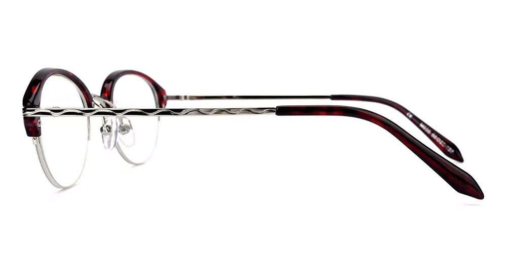 Tabiona Prescription Eyeglasses Red Demi