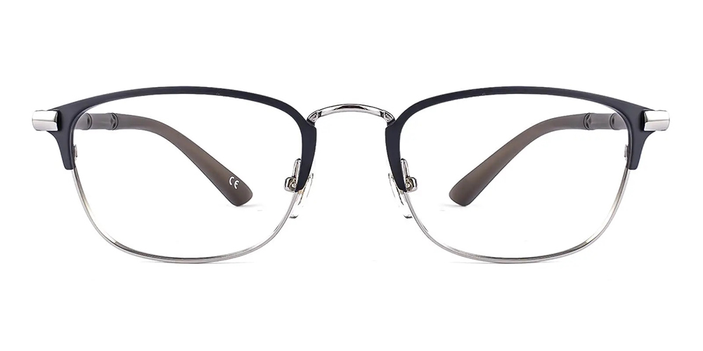 Elwood Men Silver RX Glasses