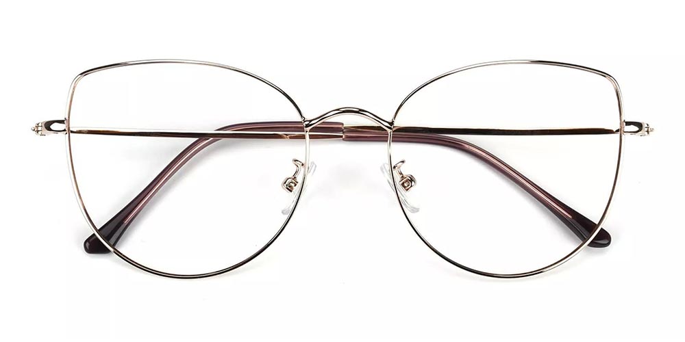 Wallsburg Prescription Eyeglasses Gold