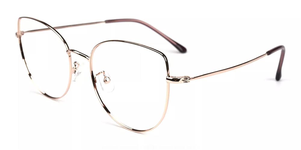 Wallsburg Prescription Eyeglasses Gold
