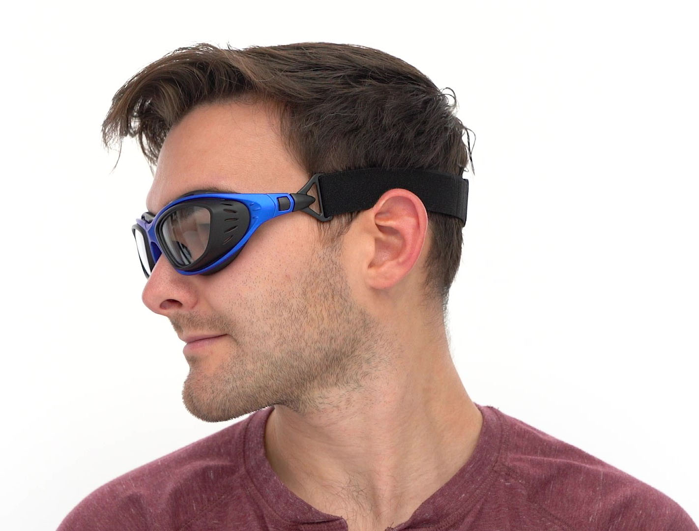 Fulton Sports Safety Goggles Blue - ANSI and CSA Certified 