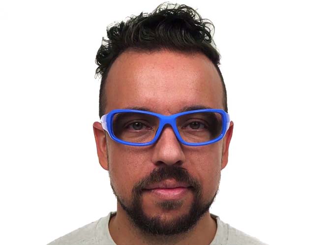 Dunkirk Prescription Safety & Sports Glasses Blue