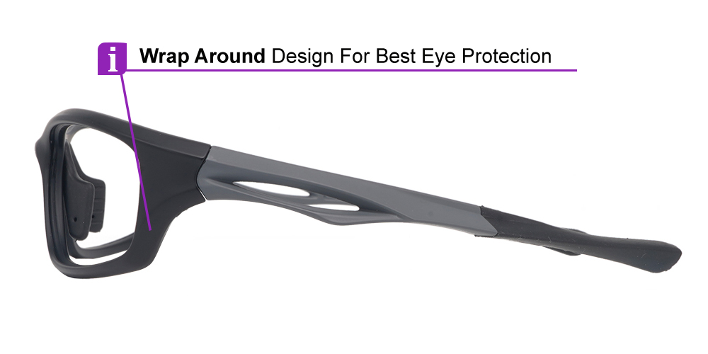 Matrix Glenwood Prescription Safety Glasses -- ANSI Z87.1 Certified -- Spring Hinge