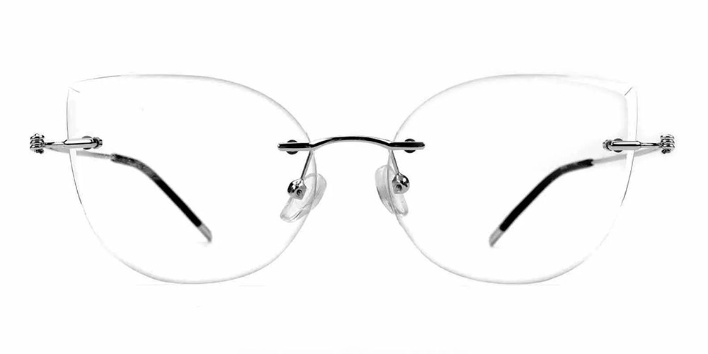 R1041 Rimless Prescription Glasses Gun