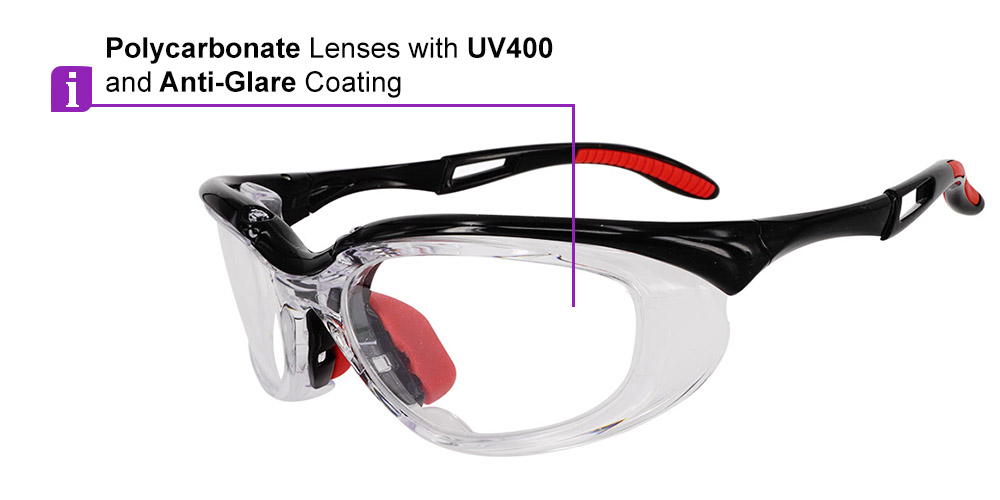 Rochester Prescription Safety Glasses Black - ANSI Z87.1 Certified