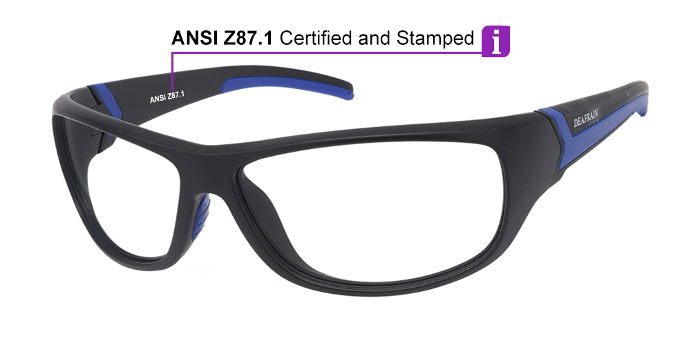 Matrix Eagle Prescription Safety Glasses -- ANSI Z87.1 Certified -- Spring Hinge