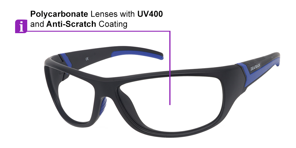 Matrix Eagle Prescription Safety Glasses -- ANSI Z87.1 Certified -- Spring Hinge