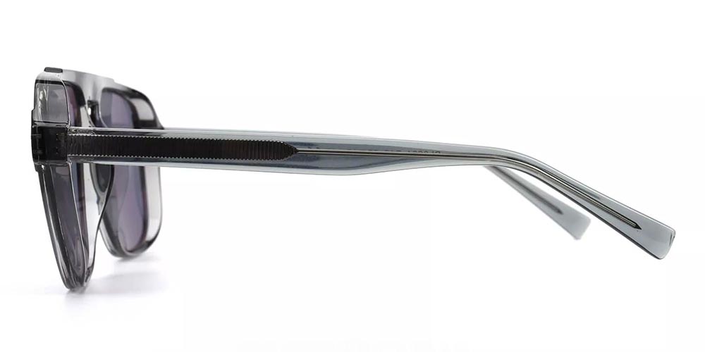 Farmington Aviator Prescription Sunglasses Clear Grey