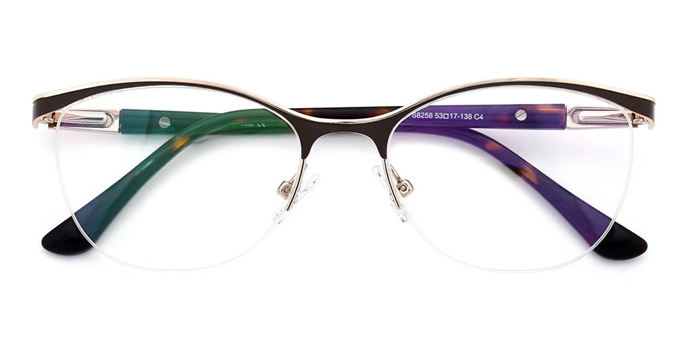 Vineyard Women Rx Glasses C4 BROWN