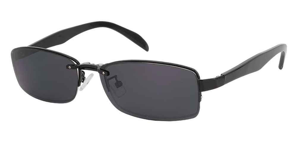 Hildale Clip-On Rx Sunglasses Black