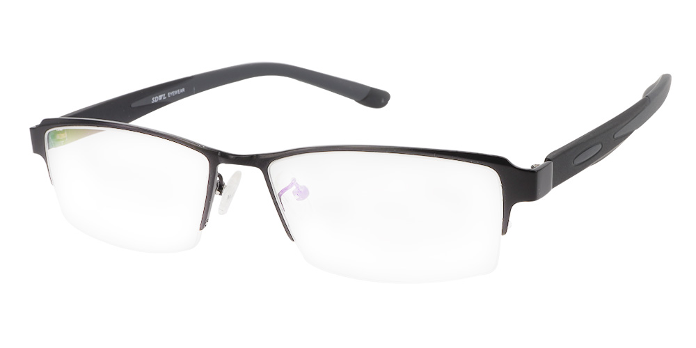 Kamas Clip-On Rx Sunglasses Black