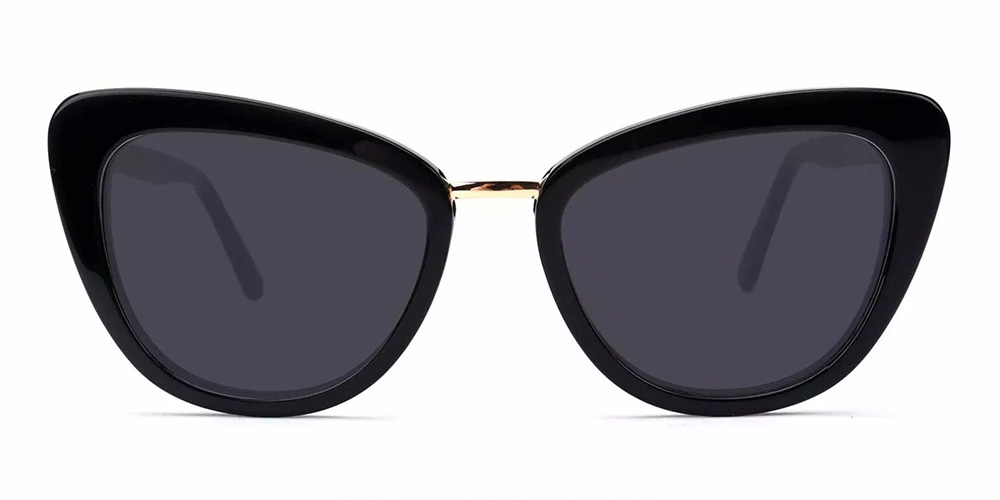 Milford Cat Eye Prescription Sunglasses Black