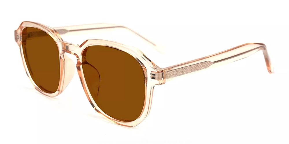 Hauppauge Prescription Sunglasses Clear Orange