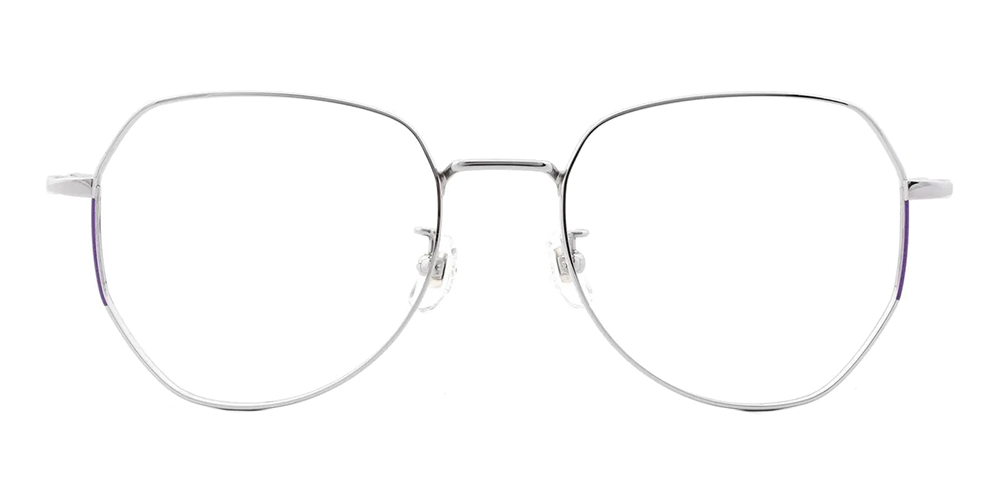 Baldwin Pure Titamium Aviator Prescription Eyeglasses Silver