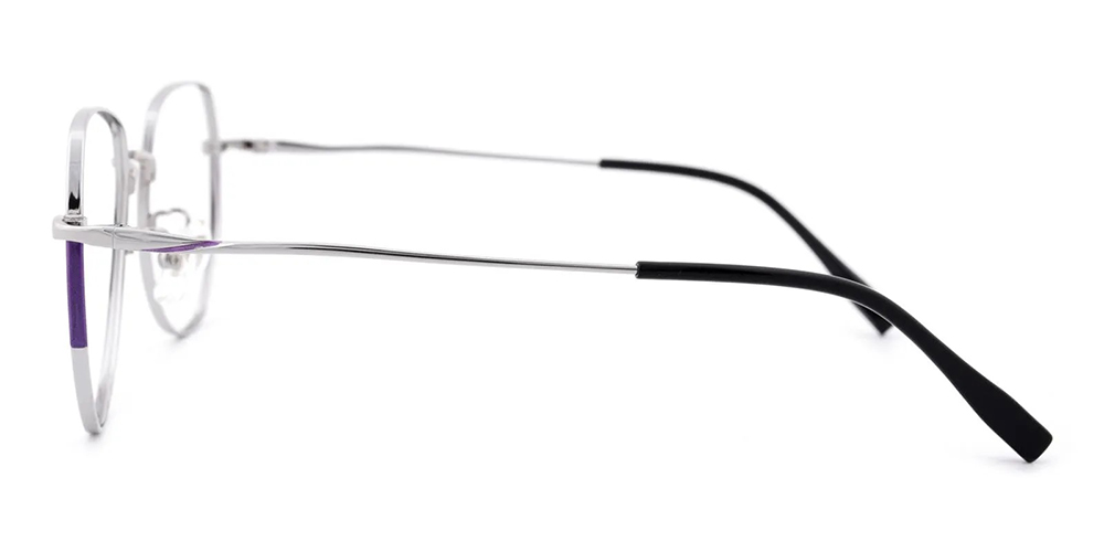 Baldwin Pure Titamium Aviator Prescription Eyeglasses Silver