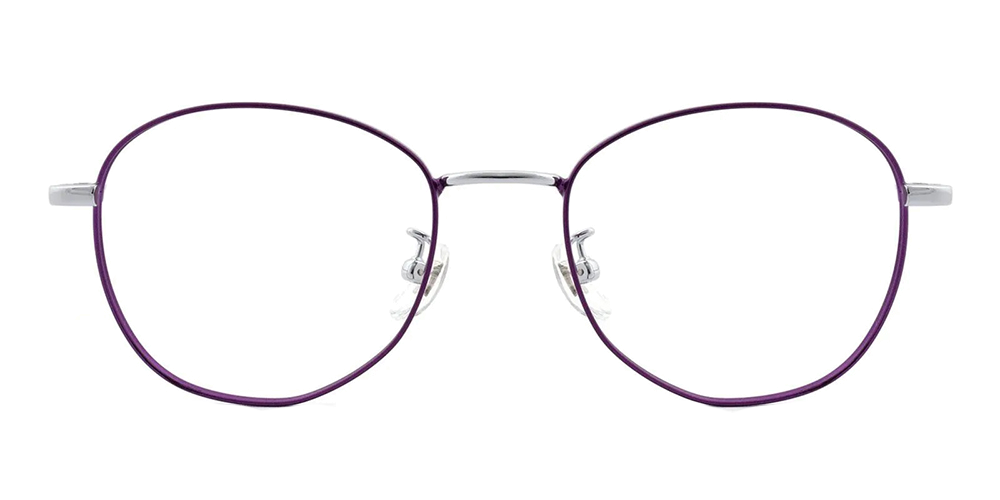 Hempstead Titamium Prescription Eyeglasses Purple