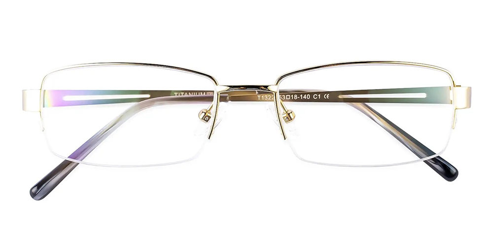 Ferron Gold Eyeglasses for Men