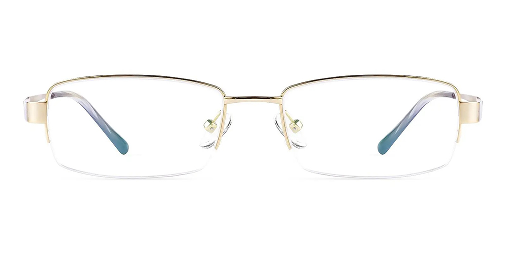 Ferron Gold Eyeglasses for Men