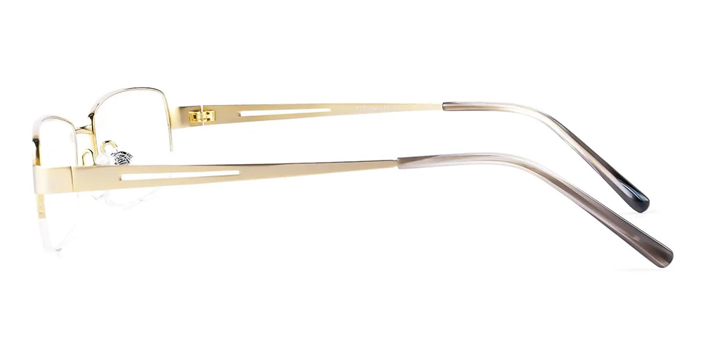 Ferron Gold Eyeglasses for Men