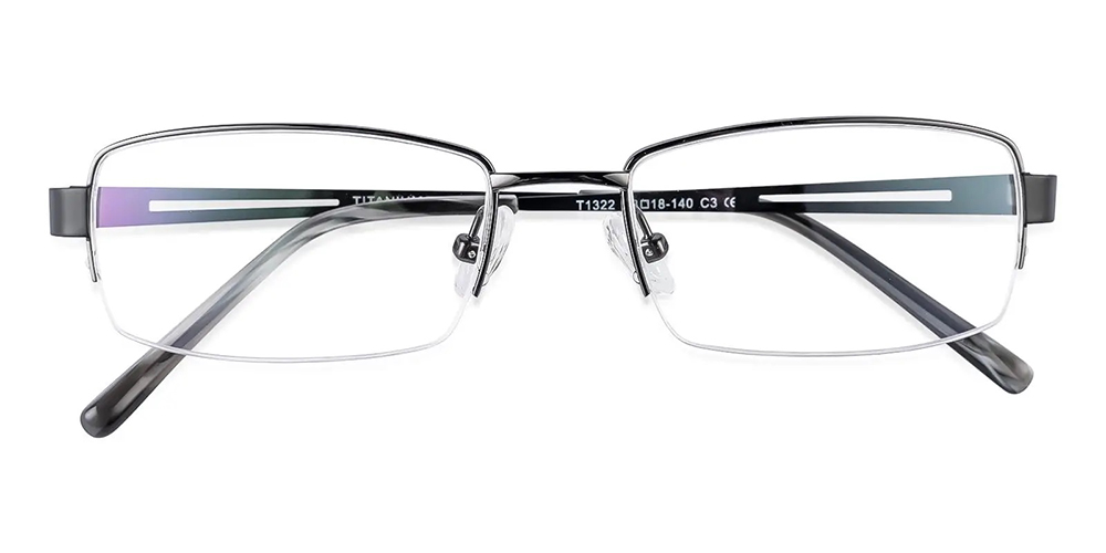 Ferron Black Eyeglasses for Men